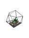 Relaxdays Schwarzer Blumentopf 16x17x20cm