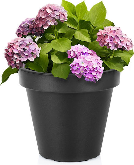 Vilde Kunststoff Blumentopf Schwarz 29x29cm