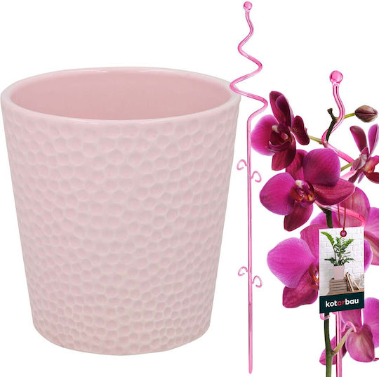 Kotarbau Σετ 15 Γλάστρες Λεκάνες Πήλινες Pink