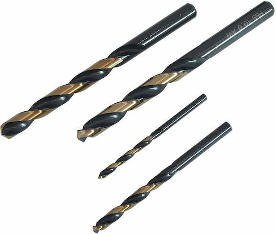 AWTools Σετ 5 Τρυπάνια HSS για Μέταλλο