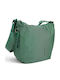Fabric Women's Shoulder Bag Green
