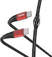 HAMA Плетен USB 2.0 Кабел USB-C Мъжки - USB-C Черен 1.5м