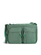 Fabric Women's Shoulder Bag Green