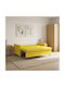 Ecksofa Schlafsofa Gelb 154x94.5x80.5cm