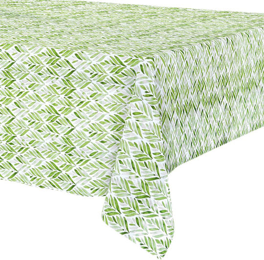 Excellent Houseware Stain Resistant Green Tablecloth 130x180cm