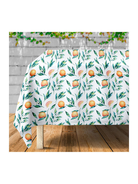 Excellent Houseware Покривка за маса Устойчива на петна Оранжева 130x180см