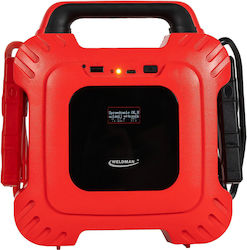 Weldman Starter 1500 Tragbarer Batteriestarter für Auto 1500A mit Powerbank / USB 12V Weldman Starter 1500 Tragbarer Batteriestarter für Auto 1500A mit Powerbank / USB 12V