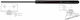 Metzger Trunk Shock Absorber 2110019