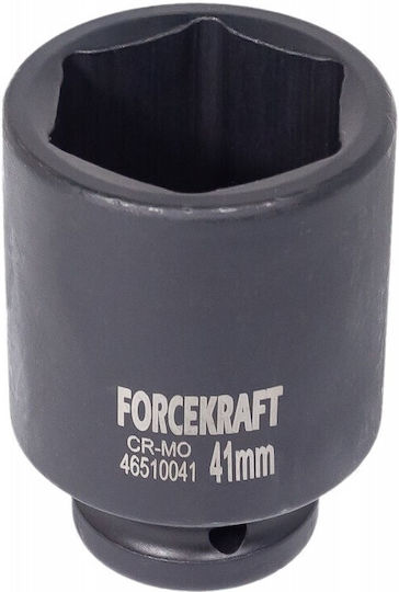 Forcekraft Καρυδάκι Αέρος Μακρύ με Καρέ Υποδοχής 3/4" Διάμετρος 3/4" / 41