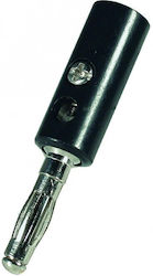 Conector Prize Banană Masculin Negru