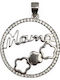 Alista Home Charm Mamă din Argint cu Zircon