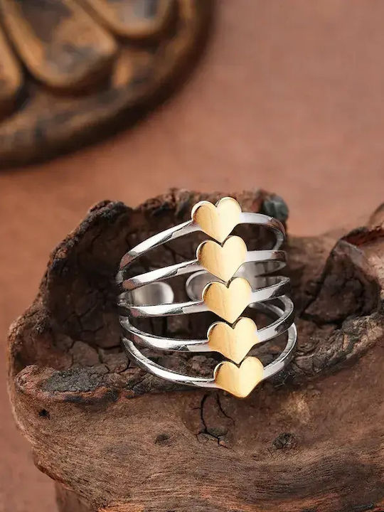 Women's Gold Plated Steel Ring Women's Gold Plated Steel Ring
