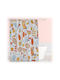 Relaxdays Stoff Duschvorhang 200x180cm Mehrfarbig