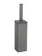 Sanco 90572-M118 Metallic Bathroom Toilet Brush Gray
