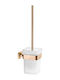 Sanco Glasurige Toilettenbürste Badezimmer Bronze