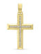 CHrysolithos Women's Gold Cross 9K Without Chain ST1517