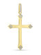 CHrysolithos Women's Gold Cross 9K Without Chain ST1516