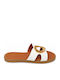 Damen Flache Sandalen Weiß SM-MRS-F13-26SA-Weiß