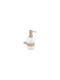 Sanco Aegean Wandmontierter Spender Glas Braun