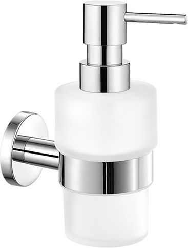 Sanco Gaea Επιτοίχιο Dispenser Γυάλινο Ασημί