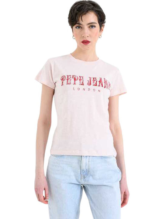 Pepe Jeans Γυναικεία Μπλούζα Pink