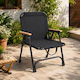 ForHome Black Beach Chair 57.5x54x73cm