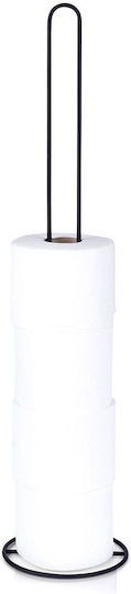 Vilde Wall Mounted Black Metallic Paper Holder 5904316457013