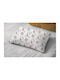 Dimcol Floating Bunny 715 Παιδική Μαξιλαροθήκη από 100% Βαμβάκι 50x70εκ. Grey