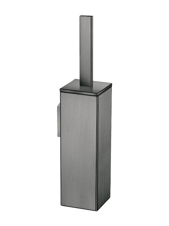 Sanco Perie De Toaletă Metalică De Baie Argintie
