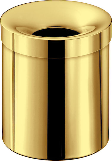 Sanco Metallic Bathroom Bin 5lt Gold