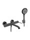 Rea Rivo Mixing Bathtub Faucet Complete Set Bronze