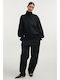 Pantaloni Largi Dama În Fit Relaxed Negru