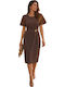 Mini Brown Dress