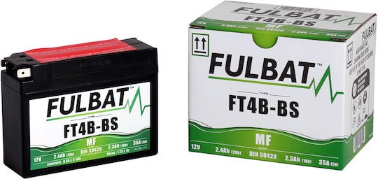 Fulbat Ful Mf Battery Ft4b-bs Yt4b-bs Dry Maintenance-free Acid Included