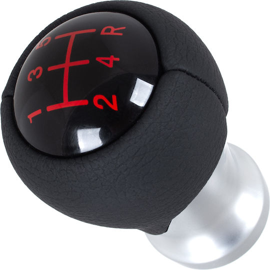 Kia Picanto Ii 11-17 Gear Shift Knob Black + Silver 5 Speeds