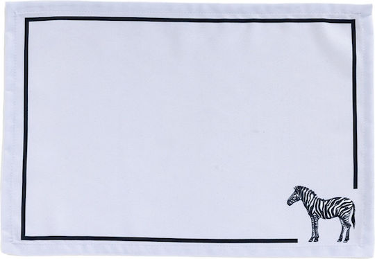 Palamaiki Pla100 Plastic White Placemats 48x33cm 2 Pieces