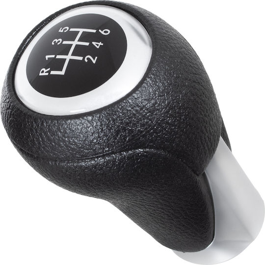 Mazda 6 Iii 2013 Gear Shift Knob Black + Silver 6 Speeds