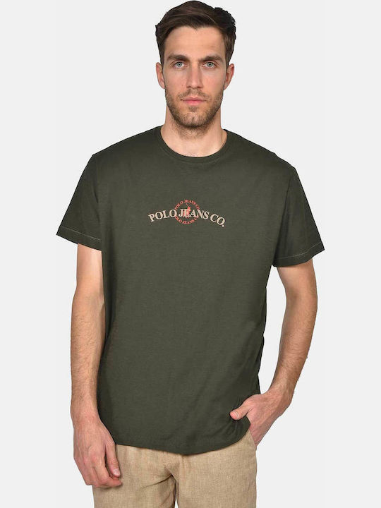 Everbest Everbest Herrenblusen T-Shirt Khaki