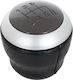 Hyundai Coupe 02-08 Gear Shift Knob Black Leather + Grey + Silver 6 Speed