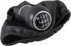 Seat Toledo Ii 98-06 Black Gear Shift Knob + 6-speed Gasket