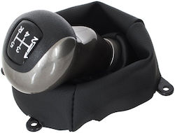 Honda Civic Viii 2005 Gray-black 5 Speed Gear Shift Knob + Black Gaiters Frame Honda Civic Viii 2005 Gray-black 5 Speed Gear Shift Knob + Black Gaiters Frame