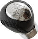 Mazda 323/323f Bj 98-04 Gear Shift Knob Black Leather 5 Speed 12mm