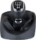 Skoda Octavia Ii 07-14 Black Gear Shift Knob Abs + Boot Frame 5 Speeds