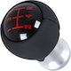 Kia Picanto Ii 11-17 Gear Shift Knob Black + Silver 5 Speeds