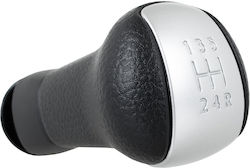 Nissan X-trail 07-14 Gear Shift Knob 5 Speed Black + Silver
