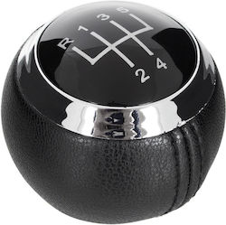 Hyundai Elantra 16-18 5-speed Black Leather Gear Shift Knob