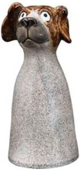 Interni Oggi Dekorative Hund Figur aus Keramik Material 11x8x18cm