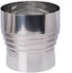 Chimney Pipe Reducer Stainless Steel 130-180 Aisi 316ba Antimagnetic Inoxshell