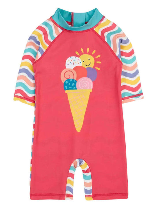 Frugi Παιδικό Μαγιό Ολόσωμο με Μακρύ Μανίκι Rainbow Waves- Ice Cream Frugi Παιδικό Μαγιό Ολόσωμο με Μακρύ Μανίκι Rainbow Waves- Ice Cream