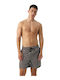 Herren-Bademode Bermuda Schwarz Gold Geo mit Mustern
